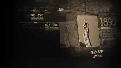 历史发展进程照片图文宣传片片头AE模板视频的预览图